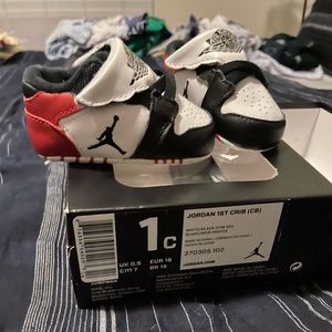 Jordan first crib shoes